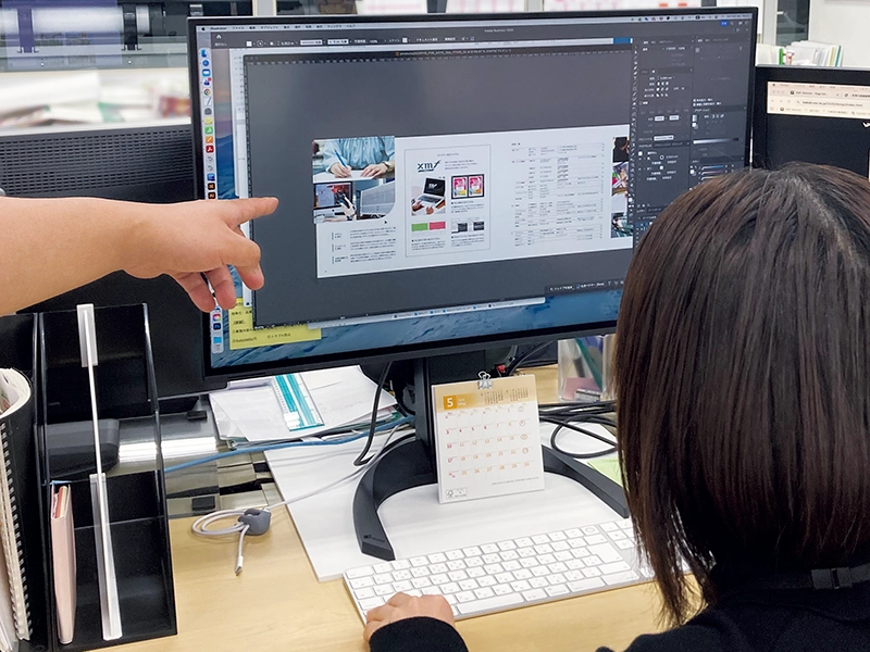 Digital proofing on monitor
