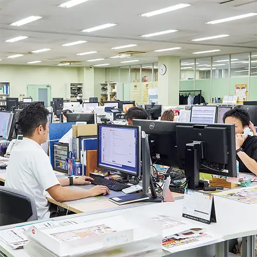 制作進行管理イメージ