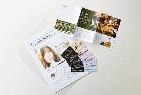 Portfolio item direct mail